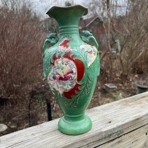 Vintage Signed Japanese Vase Preowned Condition As Is